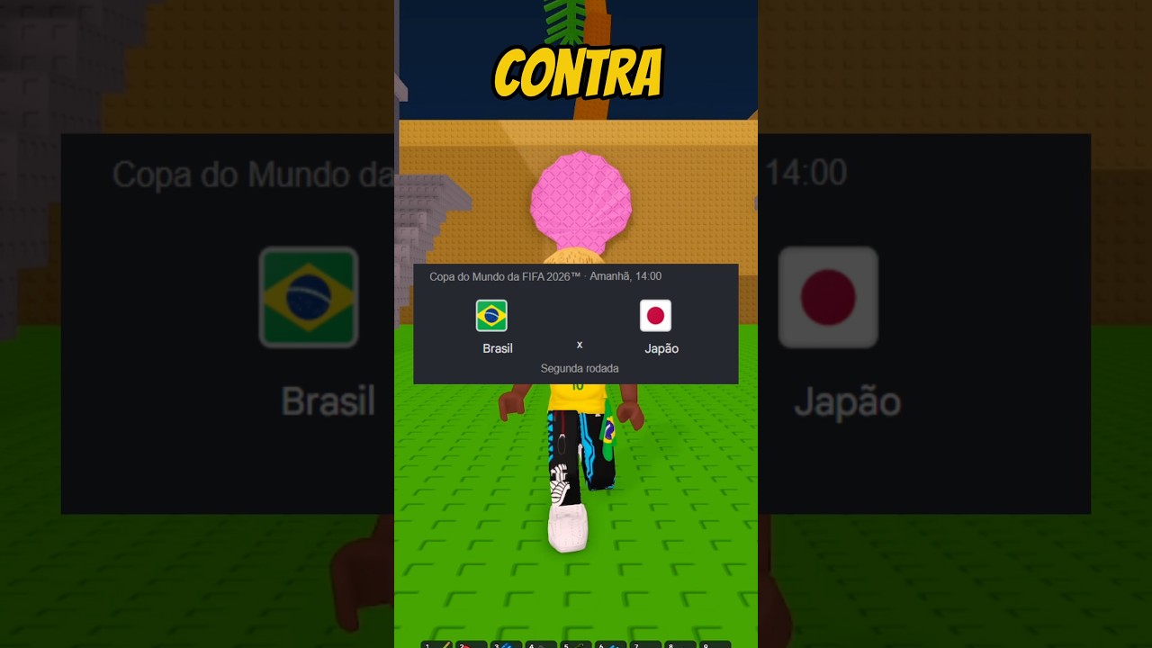 BRASIL X JAPÃO NO ROUBE UM BRAINROT #roblox #humor #robloxshorts #stealabrainrot #pizao