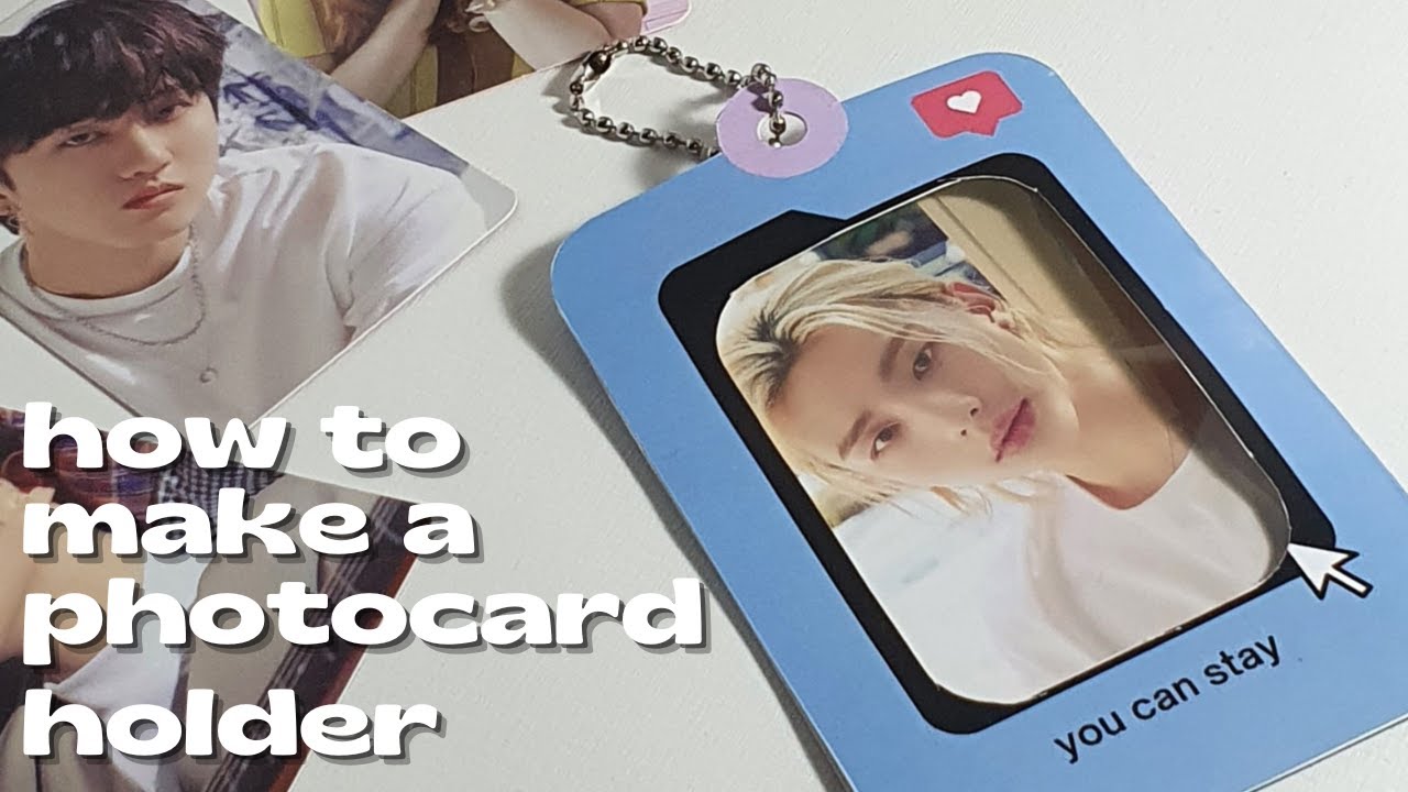 kpop diy - how to make a photocard holder // STAY INVENTIVE ep. 10