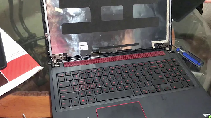 Laptop screen replacement / How to replace laptop screen Dell Inspiron 15 5577