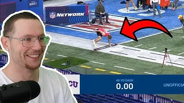 Rugby Player Reacts to QUARTERBACKS Running The 40 Yard Dash at The 2023 NFL Scouting Combine