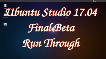 Ubuntu Studio 17.04 Final Beta Run Through