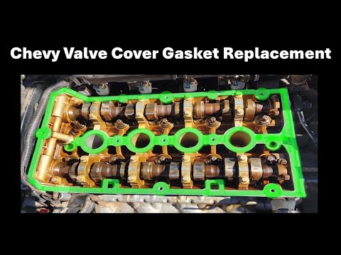 Chevy Aveo Valve Cover Gasket Replacement - YouTube