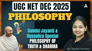 UGC NET Philosophy Unit 4 | Philosophy Of Truth & Dharma By Tejasvi Ma