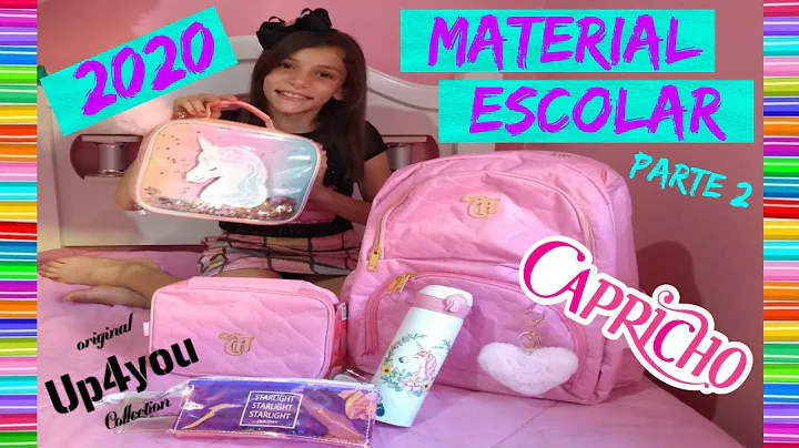 MEU MATERIAL ESCOLAR 2020 - PARTE 2 - MELISSA ZANE...