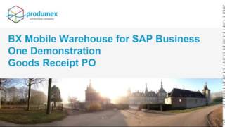 WEBINAR: BX Mobile Warehouse for SAP Business One: Demonstration: Goods Receipt PO screenshot 2