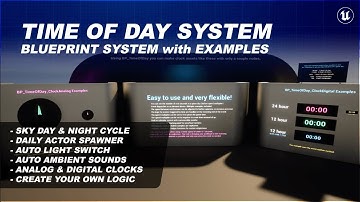 Unreal Engine 5 Time of Day Blueprint System (UE5)