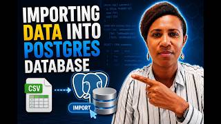 Learn SQL for beginners - 02 - Importing data into PostgreSQL database