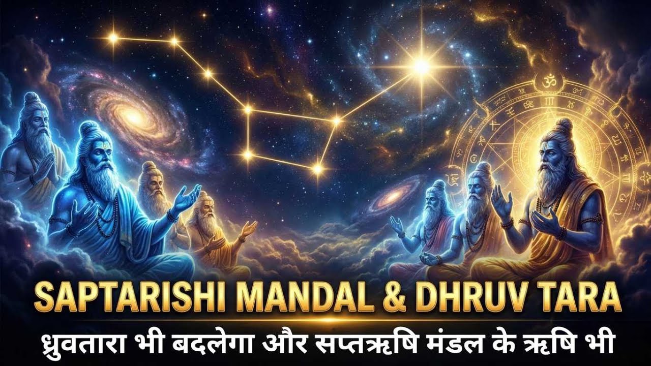 सप्तऋषि मंडल का रहस्य | जानिए काल गणना का रहस्य |  ध्रुव तारा भी बदलेगा और सप्तऋषि मंडल के ऋषि भी