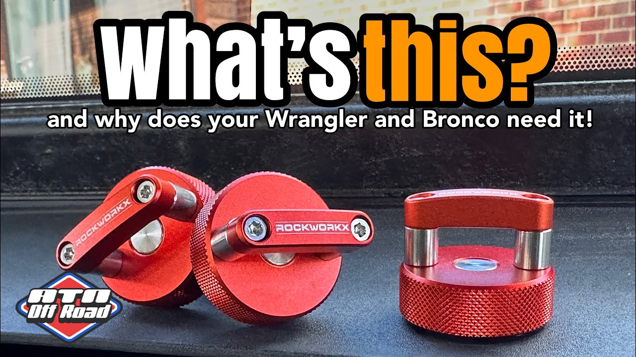 Add these to your Wrangler or Bronco HARD TOP ASAP