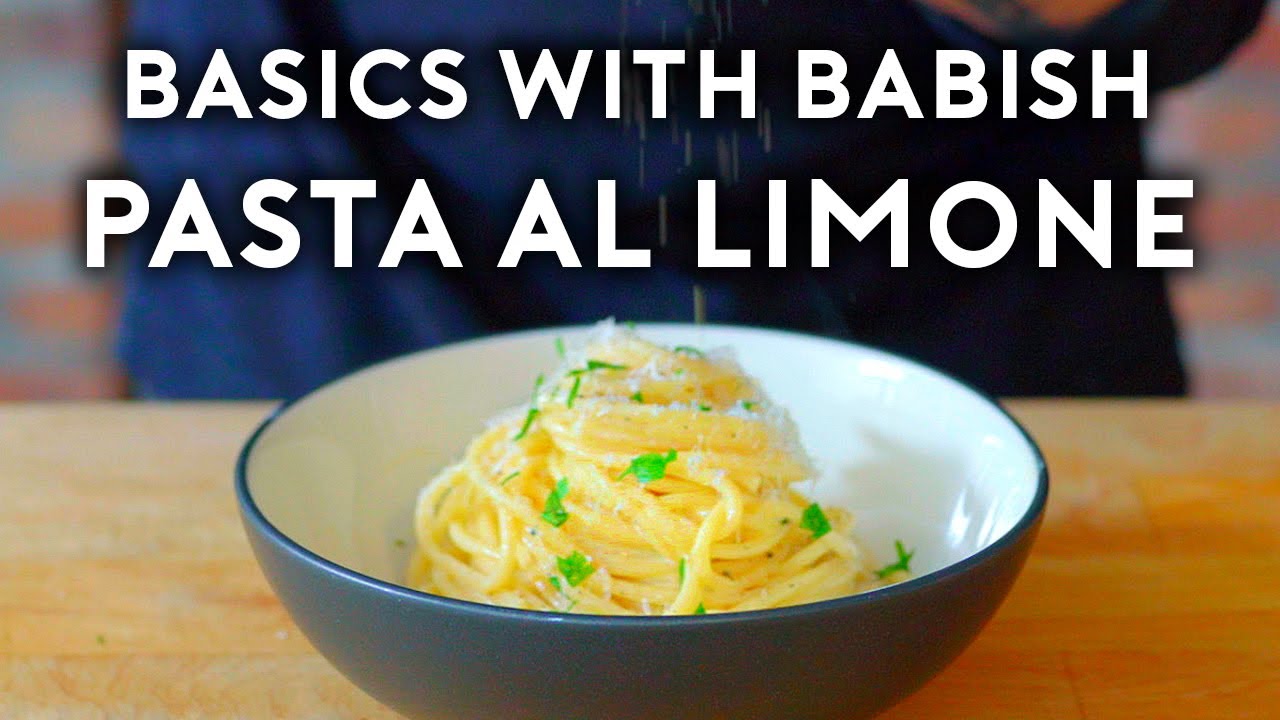 Pasta Al Limone | Basics with Babish | Babish Culinary Universe