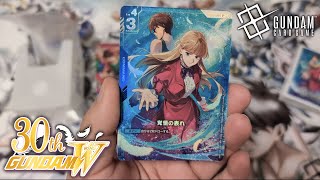 [GCG] The Gundam Card Game Mobile Suit Gundam Wing 30th Anniversary Premium Goods Set arrived, so...