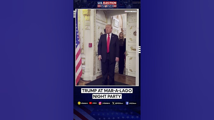 US Elections Results 2024: Trump Arrives At Mar-a-Lago Election Night Party | WION Shorts