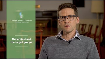Learnings from the CITT project – Matthew Brander on: The project and the target groups