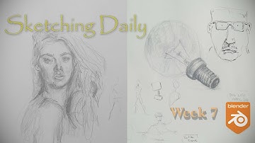 Sketching everyday Week 7 #sketchingdaily #art #blender3d #greasepencil #2d