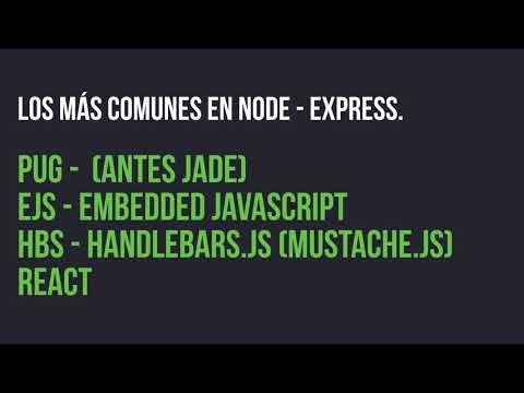 What is a Template Engine? - Node.js Course