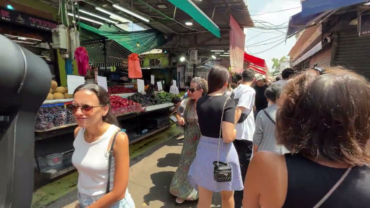 Tel Aviv Israel | The  Carmel Market | Nachalat Binyamin ‎st | 🇮🇱| Walking tour 4K