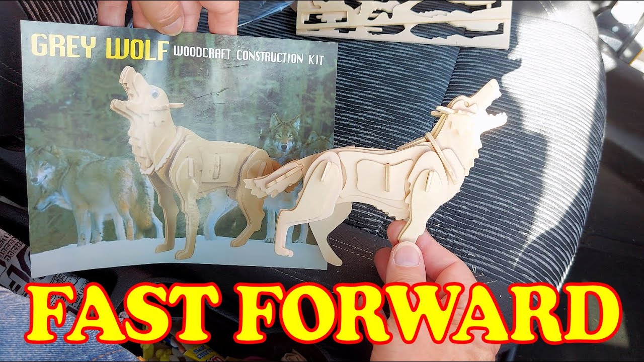 Quay Tyrannosaurus Grande Woodcraft Kit di Costruzione FSC