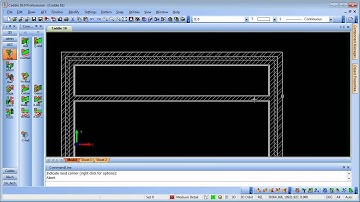 Part L wall styles in Caddie AEC Architecture .dwg software