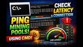 How to Ping Crypto Mining Pools Using CMD (Check Latency & Connection Fast!)