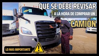 QUE DEBO REVISAR A LA HORA DE COMPRAR UN CAMION  MUY IMPORTANTE