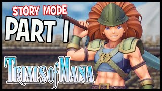 Trials of Mana Walkthrough Part 1 Duran Abs of Steel (Nintendo Switch)