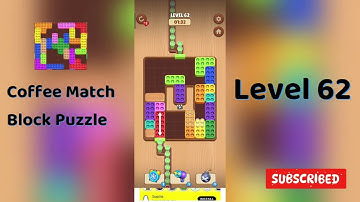 Coffee Match Block Puzzle Level 62 Walkthrough ☕🧩 | Step-by-Step Solution | Go Answer