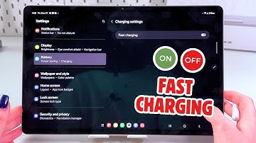 How to Enable or Disable Fast Charging on Samsung Galaxy Tab S10+ 5G