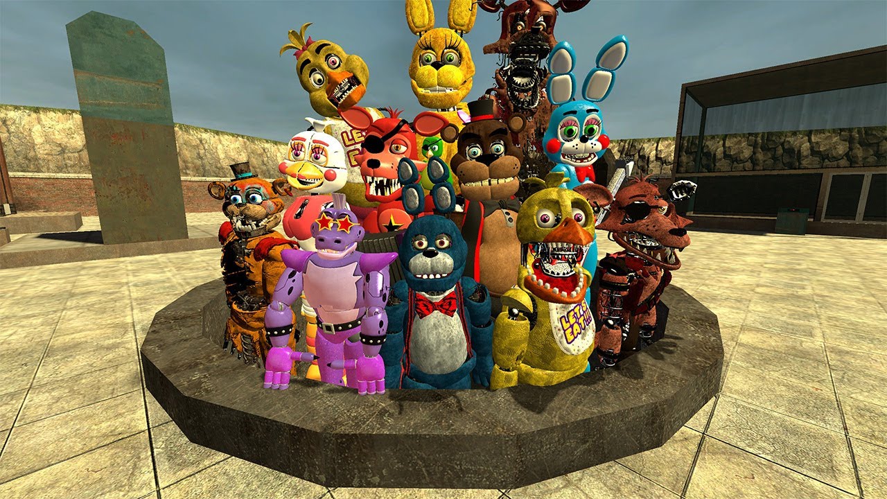 EXPLODING HYPER DIAMOND FNAF MOVIE ANIMATRONICS In Garry's Mod! - YouTube