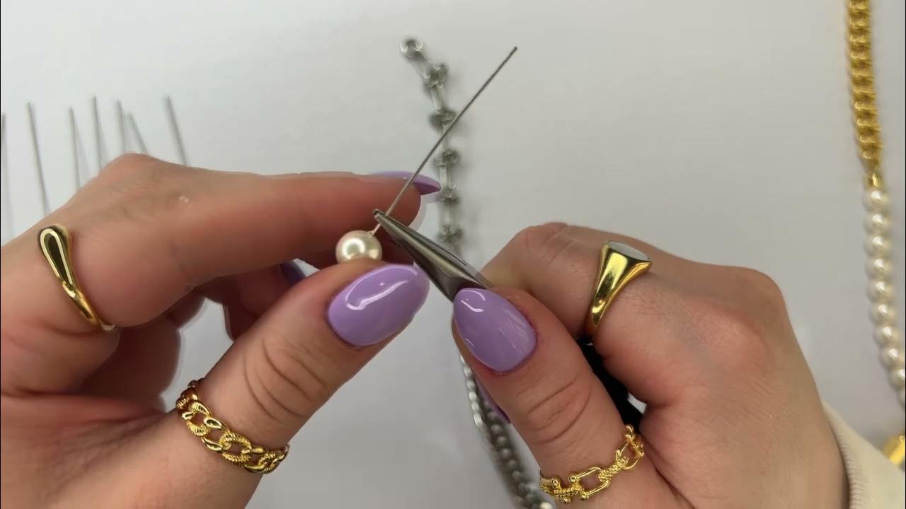 Part 2 How to Cut Thick Chains and Attach Pearls to a Head Pin
