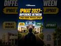 IPMAT Indore vs IPMAT Rohtak vs JIPMAT 🔥 | Exam Pattern Comparison &amp; Preparation Strategy #shorts