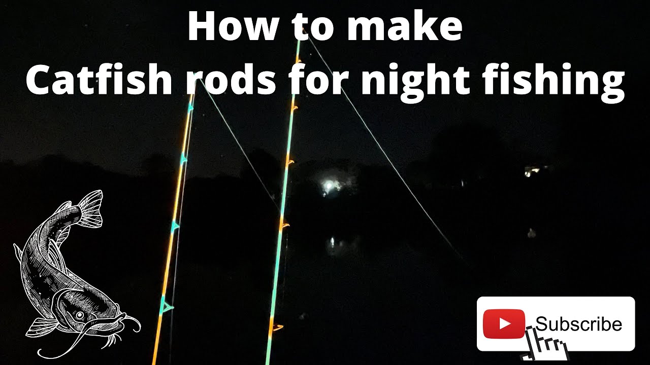 How to make fluorescent rods for catfishing at night! DIY Catfish