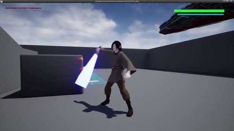 UE4 - Lightsaber Tutorial Part 1 - Setup and Attack Animations