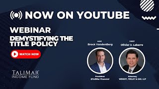 Demystifying the Title Policy  - Webinar