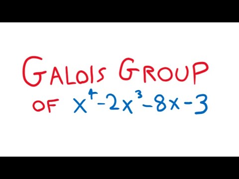 Galois group of