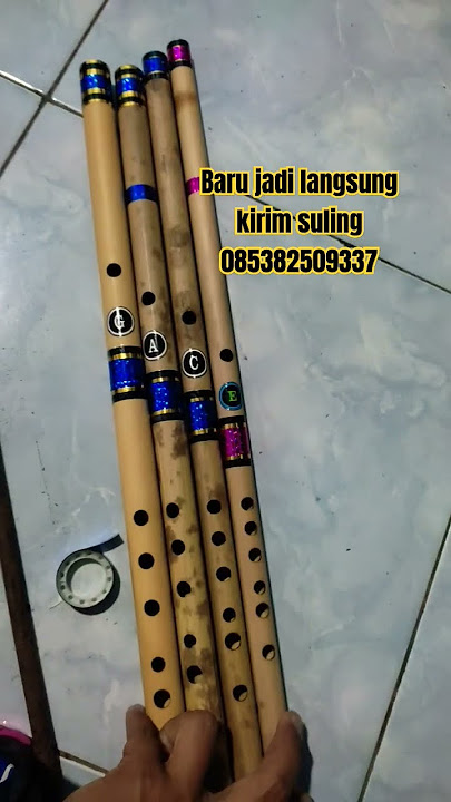 Bamboo flute ready to ship throughout Indonesia #flute