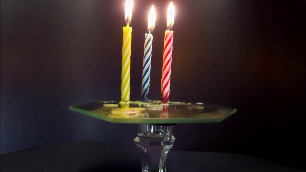 Three Candles Melting Time Lapse YouTube