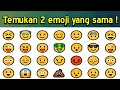 11 Teka Teki Menyenangkan Untuk Menguji Kekuatan Otak dan Mata Anda! Temukan Emoji yang sama