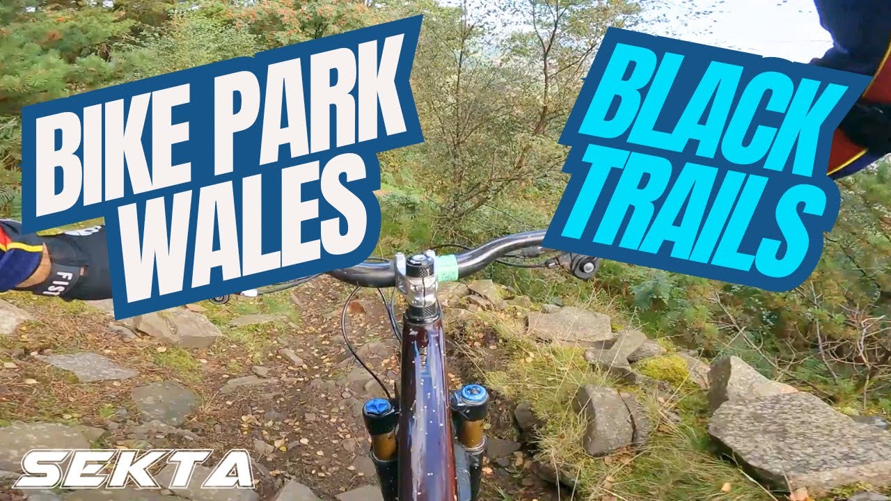 BIKE PARK WALES MTB💥Easiest BLACK trails