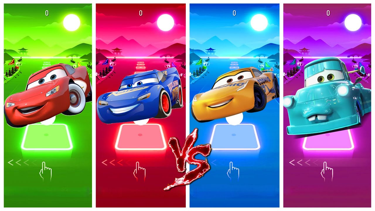 Epik Tiles Hop - Crazy McQueen Monster Tiles Hop Challenge!