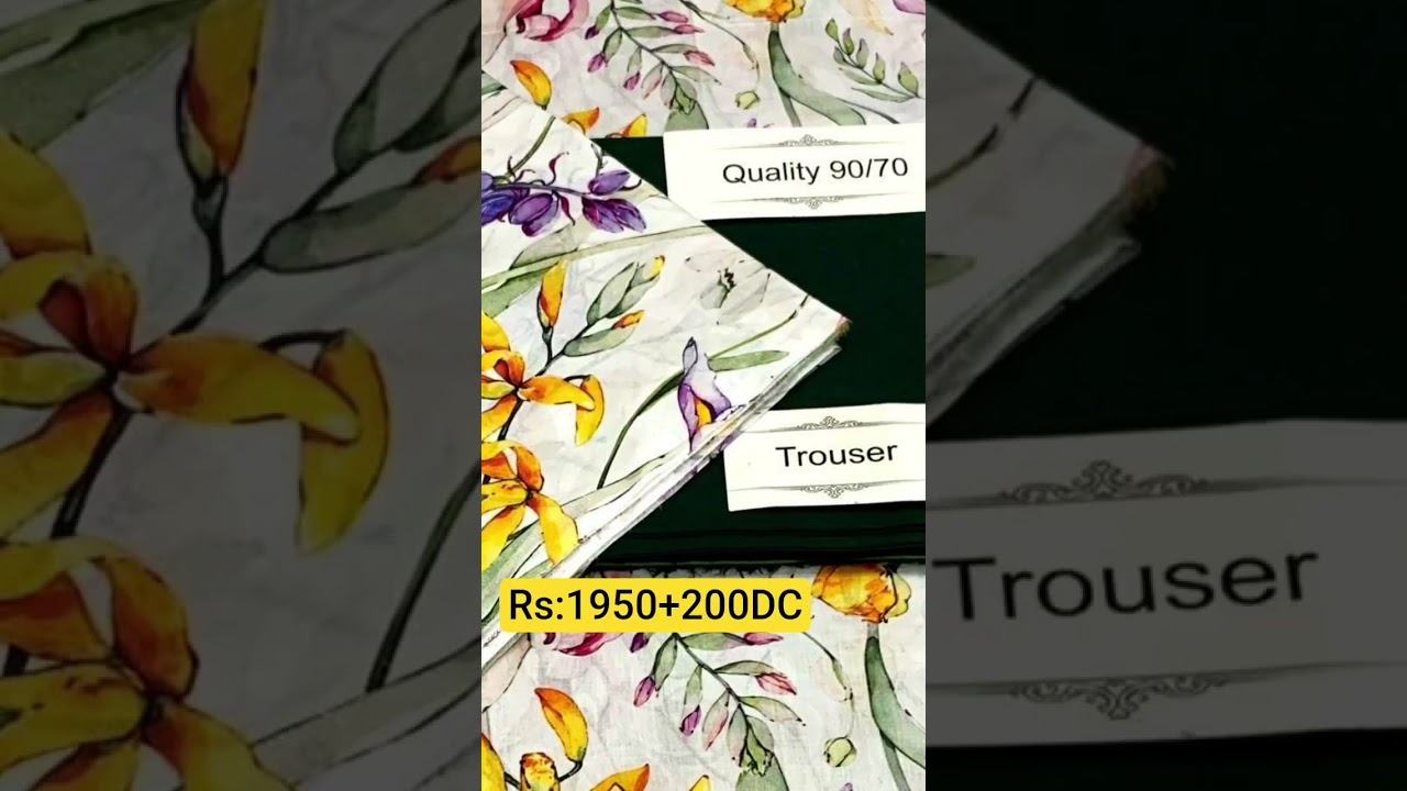 ✨viral 3PCS lawn floral prints‼️✨😍