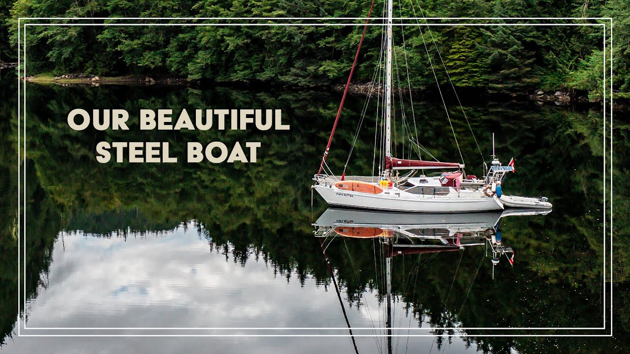 Boat Tour: STEEL Blue Water Sailboat with Bright Interior | Van De Stadt Norman 40