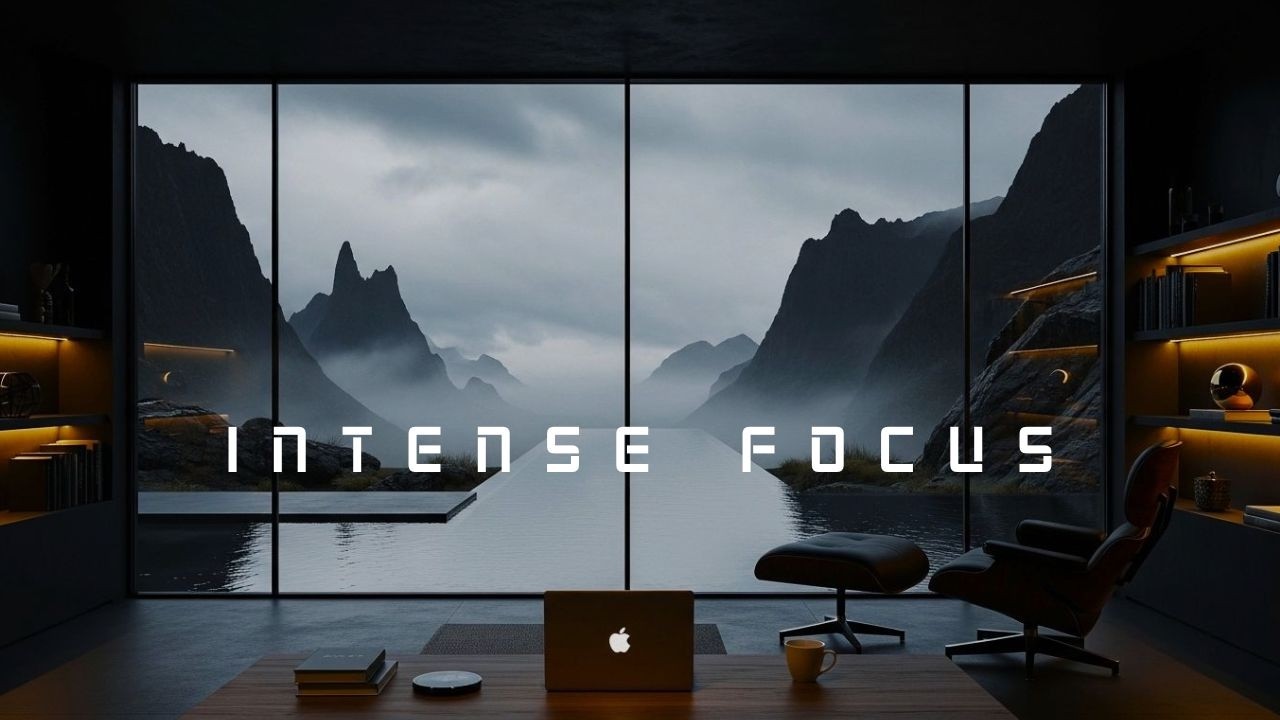 Deep Work Ambient Music – Coastal Glass Office for Long Focus & Mental Clarity