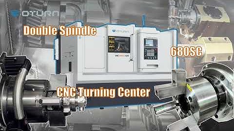 Double Spindle Single Turret CNC Turning Center 680SC