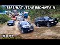 Terlihat Jelas Bedanya !!! Mobil FWD vs Mobil RWD - Melewati Tanjakan Licin Batu Jomba