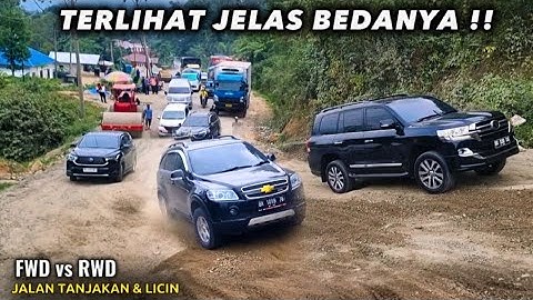 TERLIHAT JELAS BEDANYA Mobil FWD vs Mobil RWD Melewati Tanjakan Licin #batujomba #truck