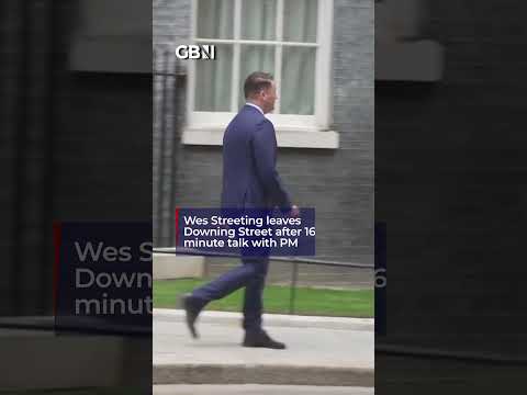 Video Wes Streeting leaves Downing Street after CRUNCH TALKS with Keir Starmer