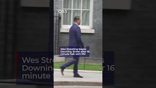 Wes Streeting leaves Downing Street after CRUNCH TALKS with Keir Starmer