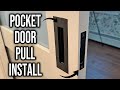 How to Install a Pocket Door Pull | Step-by-Step DIY Tutorial | HBL Amazon Handle