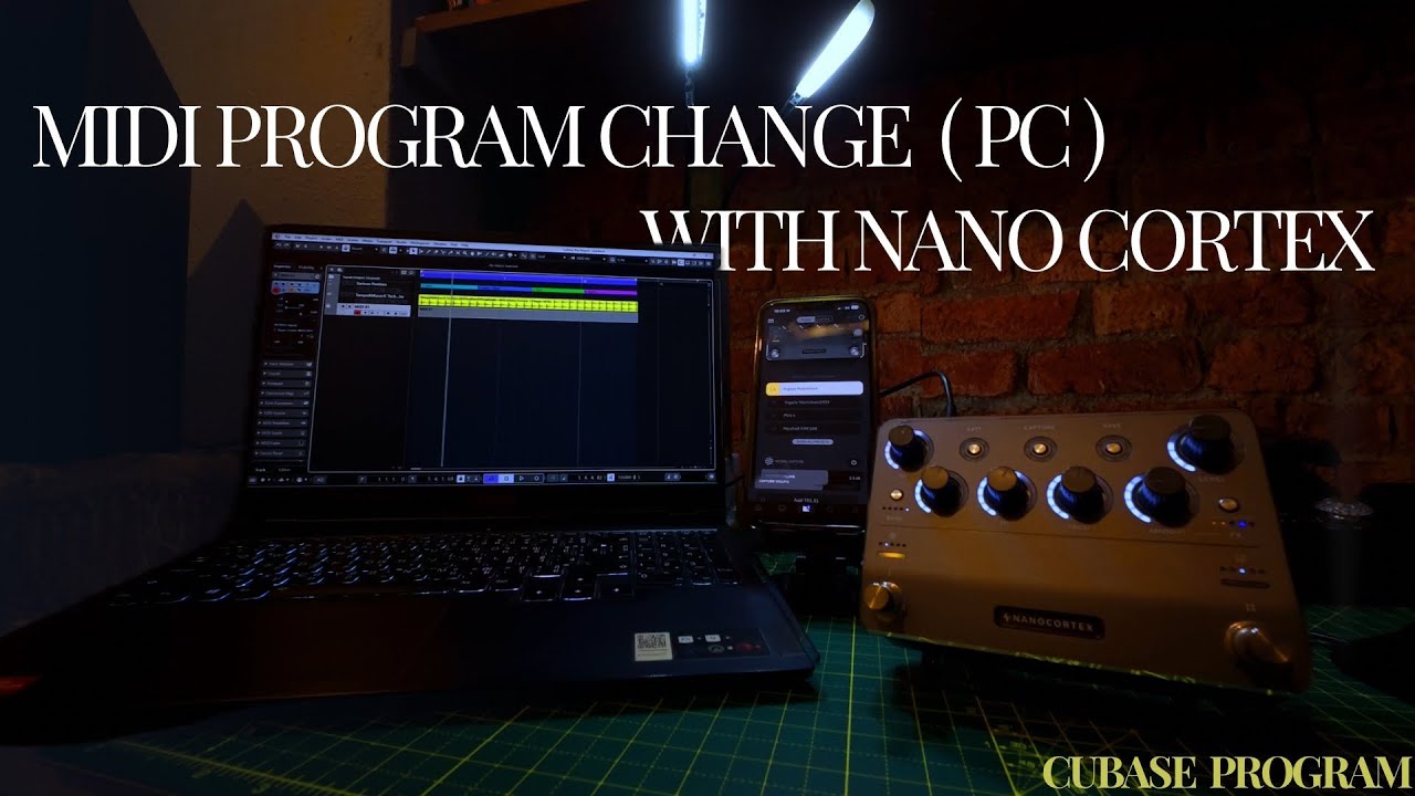 Changing MIDI Program Change With Nano Cortex  Using Program Cubase 10.5
