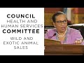 Council Health & Human Services Committee